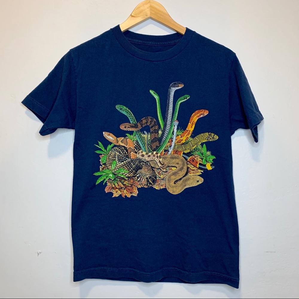 ‘Snakezzz of North America’ Navy Blue T-Shirt